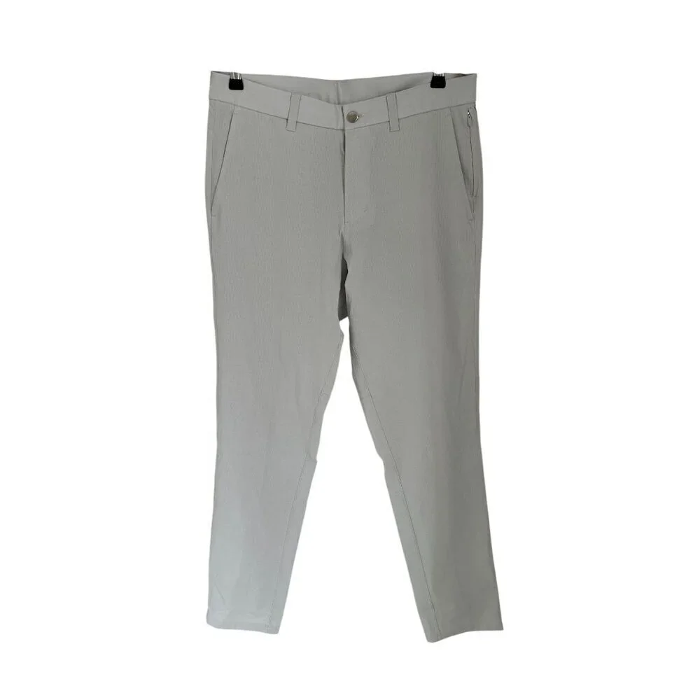 Lululemon ABC Classic-Fit 5 Pocket Casual Pants Off-White Size 34/31